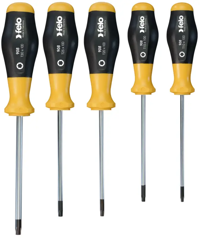Sichere Zahlung Felo Schraubendreher Satz 5-teilig No9 Torx T 10 - T 30