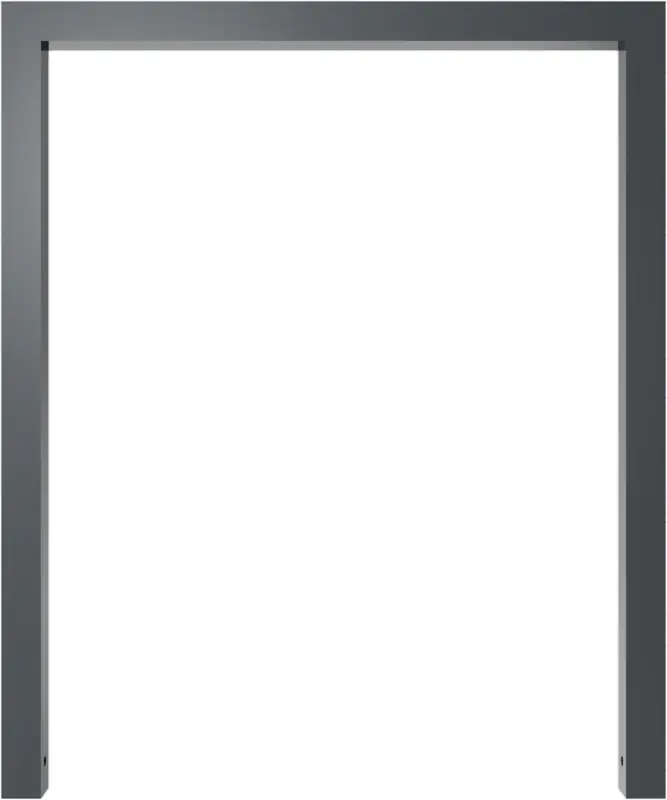 Schake Anlehnbügel Stahl OE 60 x 60 mm anthrazit - 1000 x 1200 mm Zertifiziert