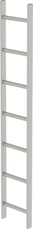 Letzte Chance Günzburger Schachtleiter Edelstahl - Lichte Weite 300 mm - 7 Sprossen