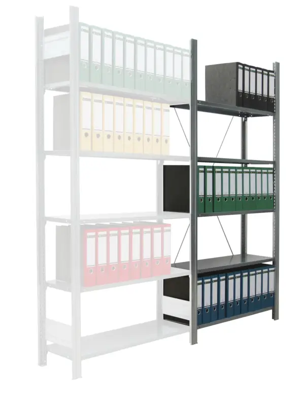 Regalwerk BERT Büroregal 80 55 Grundfeld 2000 x 1005 x 600 mm Bestpreis