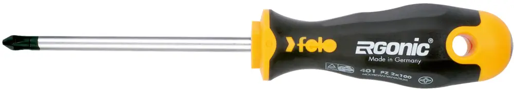 Felo Schraubendreher ERGONIC 401 Kreuzschlitz PZ 1 x 80 mm Mega-Angebot