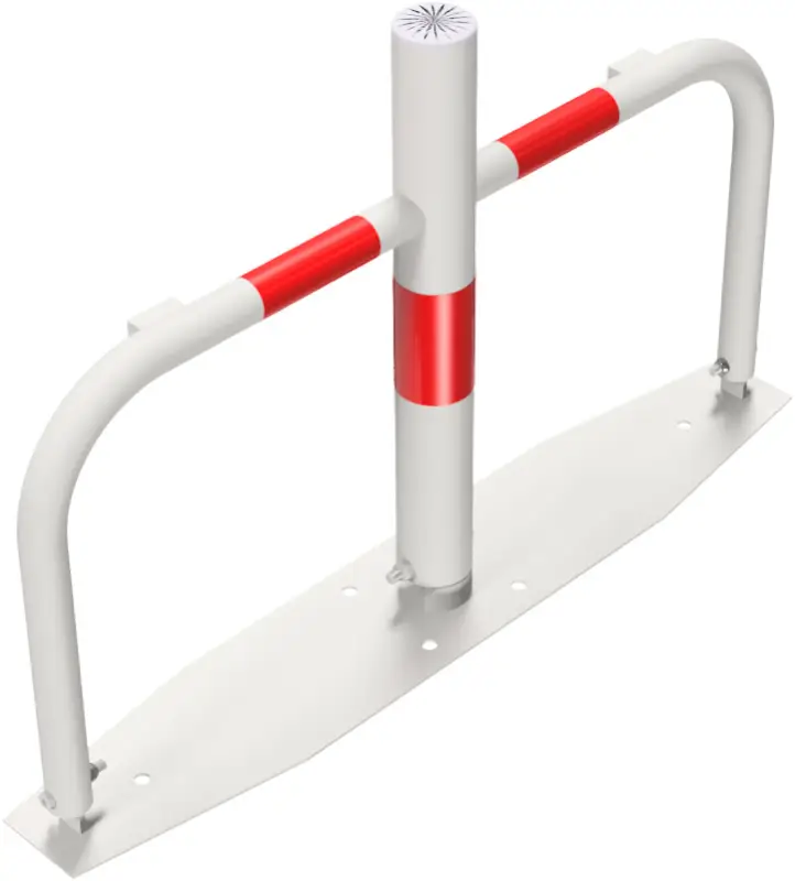Knallerangebot Schake Parkplatzsperre mit Bodenplatte UDP Ø 60 mm verzinkt - 500 mm