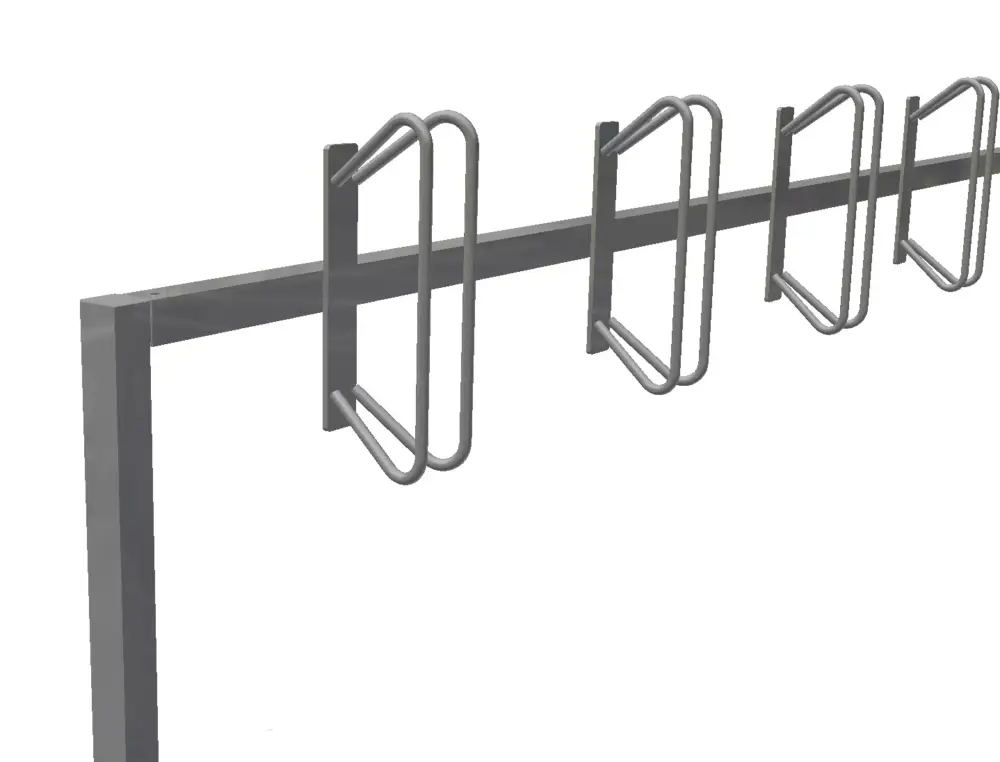 Schake Fahrradständer Stahl OW Reihenparker schräg 6 Einstellplätze Neue Ware
