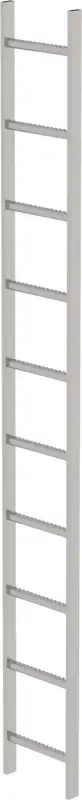 Günzburger Schachtleiter Edelstahl - Lichte Weite 300 mm - 10 Sprossen Sale