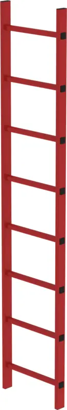 Geprüft Günzburger Schachtleiter GFK - Lichte Weite 400 mm - 8 Sprossen