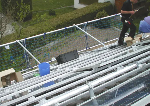 Layher Netzschutzwand hawego Set 4,80 m Sichere Zahlung