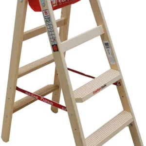 Bestpreis euroline Comfort-Stufenstehleiter Holz 2x4