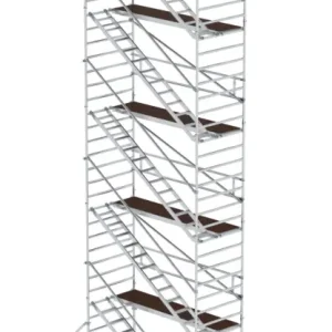 Treppengerüst Günzburger 3,00 x 1,35 m - AH 12,35 m Begrenztes Angebot