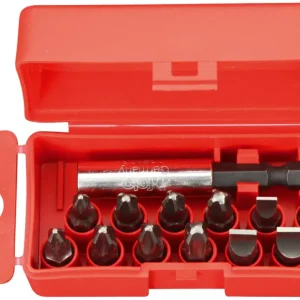 Felo Profi Bit-Box 13-teilig Industrie C 6,3 x 25 mm SL PZ PH Sichere Zahlung