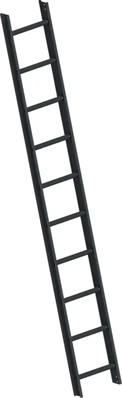Top-Preis Layher Dachleiter Alu Anthrazitgrau RAL 7016 - hawego Set 10+10 Sprossen - 5,60 m