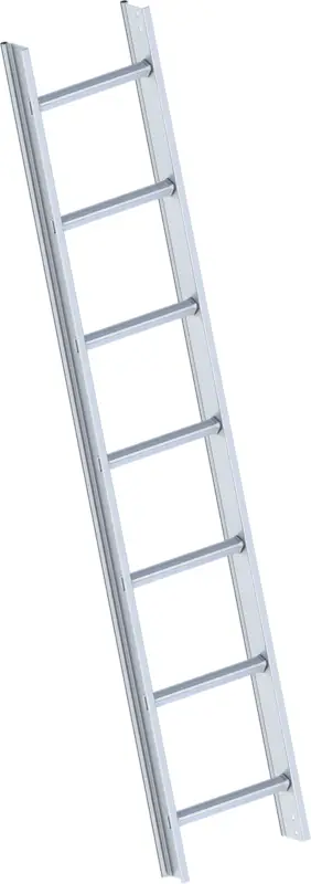 Jetzt Kaufen Layher Dachleiter Alu natur - hawego Set 7+7 Sprossen - 3,92 m