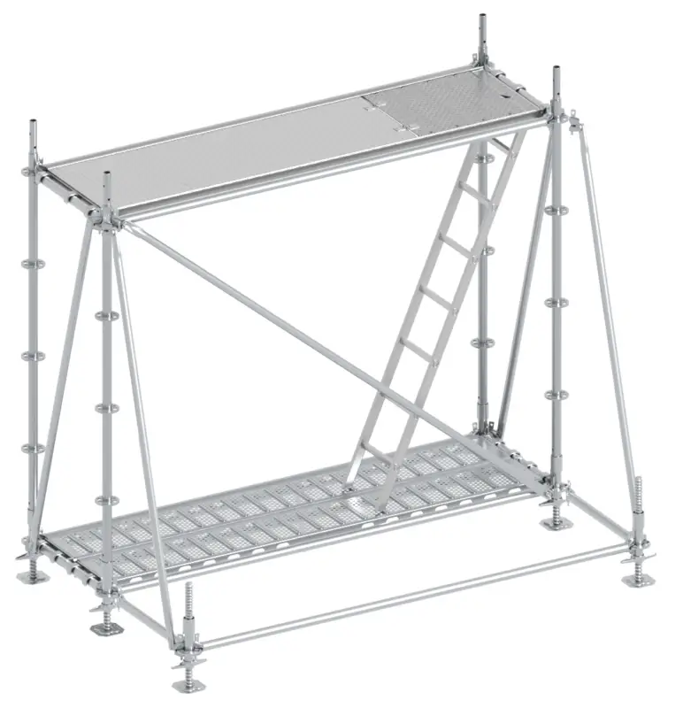 Must-Have Layher Allround Bewehrungsgerüst Aufstiegsfeld Grundebene 2,57 x 1,09 m
