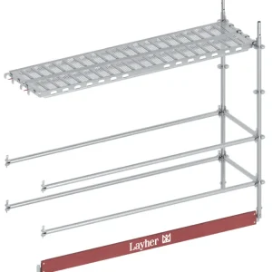 Expressversand Layher Allround Bewehrungsgerüst Erweiterungsfeld Zwischenebene 2,57 x 1,09 m