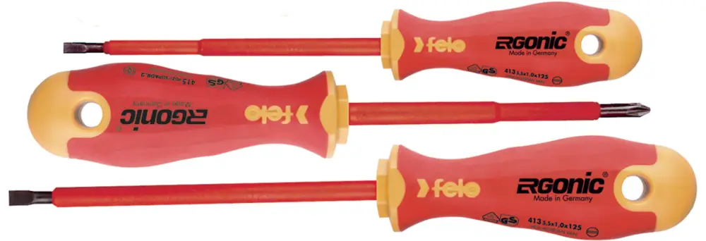 Felo Schraubendreher Satz 3-teilig ERGONIC VDE 413 SL PH Nur Für Kurze Zeit