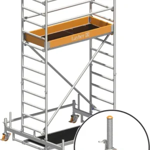 Beliebt Rollgerüst Layher Uni Leicht P2 hawego 1403202 - Arbeitshöhe 4,31 m