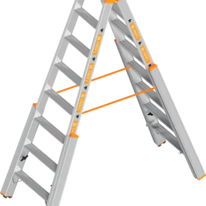 Bestpreis Layher Treppenstehleiter Alu 2x8 Stufen