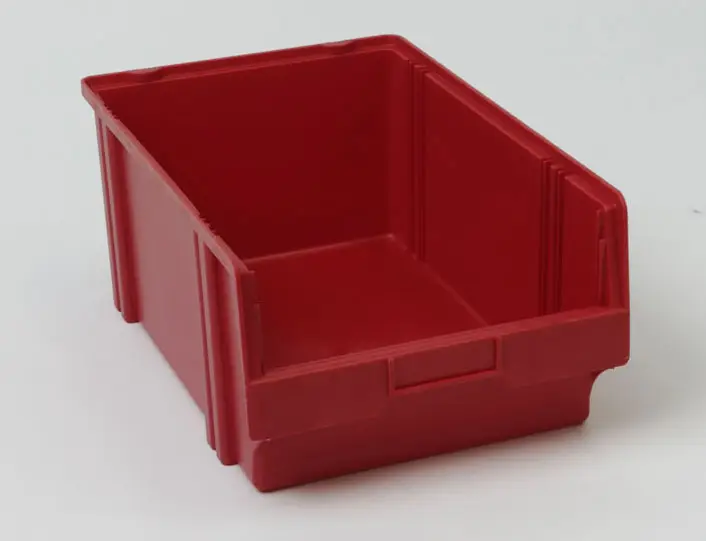 Regalwerk BERT Sichtlagerkasten Größe 2 rot Nur Heute