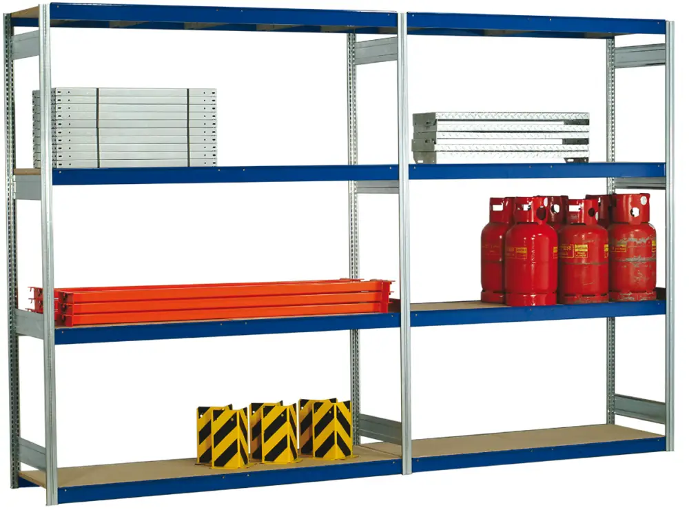 Letzte Chance Regalwerk EMIL Weitspannregal H Anbaufeld 2500 x 2570 x 400 mm