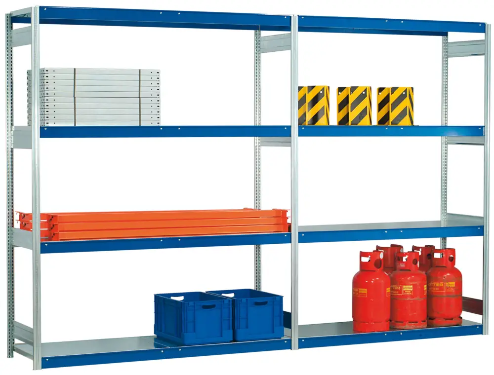 Regalwerk EMIL Weitspannregal S Anbaufeld 2000 x 2570 x 800 mm Knallerangebot