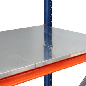 Billig Regalwerk EMMA Weitspannregal Stahlpaneel 1850 x 800 mm