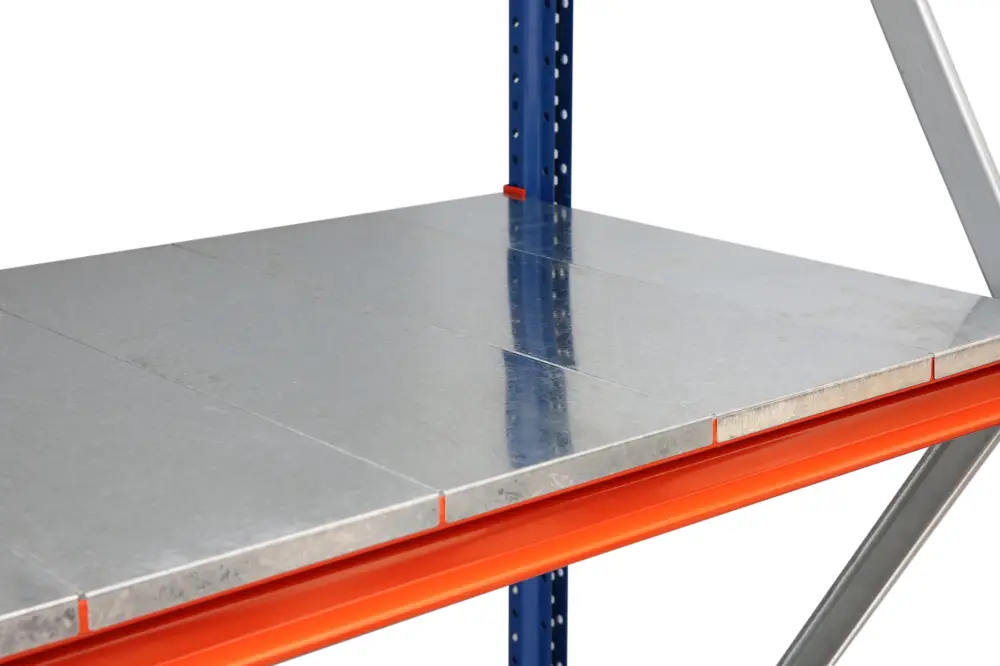 Billig Regalwerk EMMA Weitspannregal Stahlpaneel 1850 x 800 mm