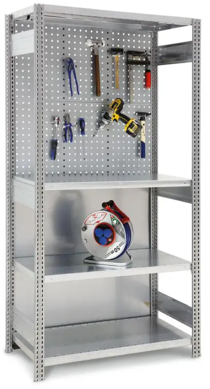 Beliebt Regalwerk BERT Werkstatt-Regal Anbaufeld 2000 x 1005 x 500 mm