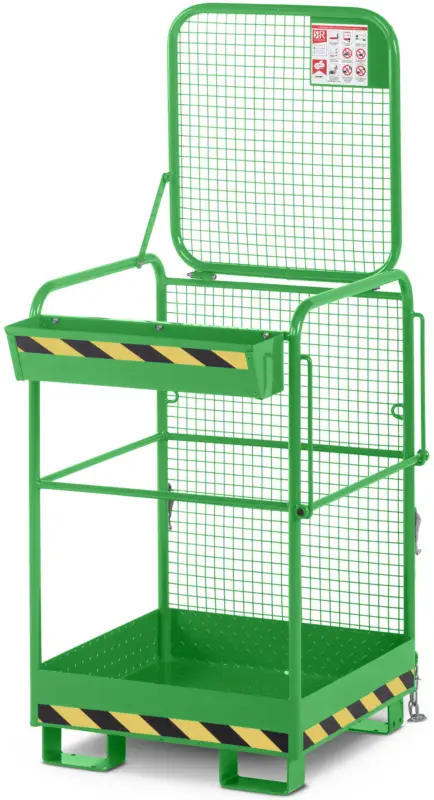 RR Industrietechnik Arbeitskorb RAK-one - RAL 6018 Schnäppchen