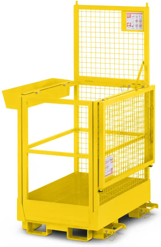 Begrenztes Angebot RR Industrietechnik Arbeitskorb RAK-duo - RAL 1023