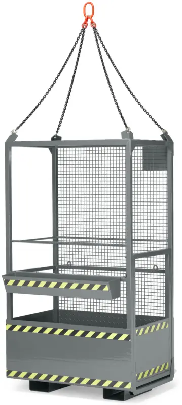 RR Industrietechnik Arbeitskorb RAK-kranbar - RAL 7005 Must-Have
