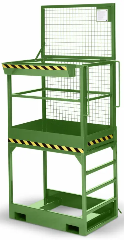 RR Industrietechnik Arbeitskorb RAK-high - RAL 6011 Rabatt