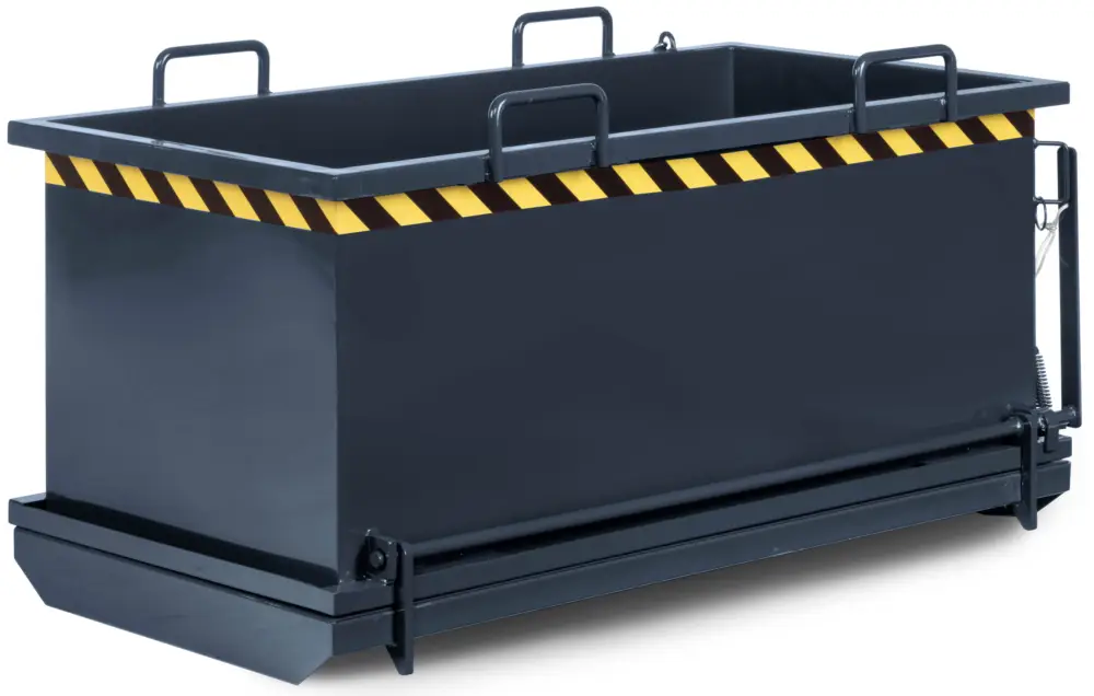Aktuell RR Industrietechnik Klappbodenbehälter RKB-75 - RAL 7016