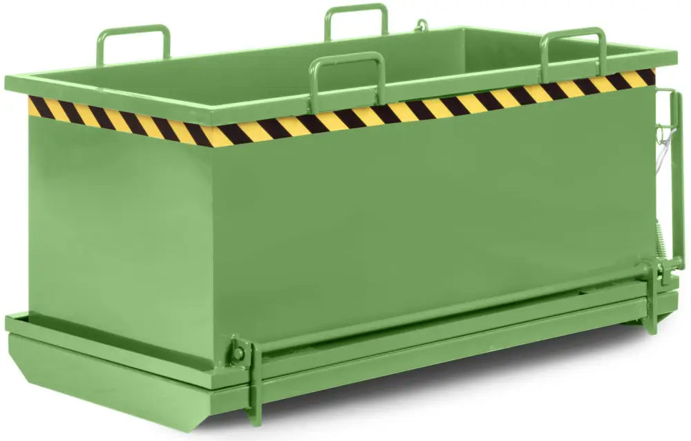 RR Industrietechnik Klappbodenbehälter RKB-100 - RAL 6011 Sonderaktion