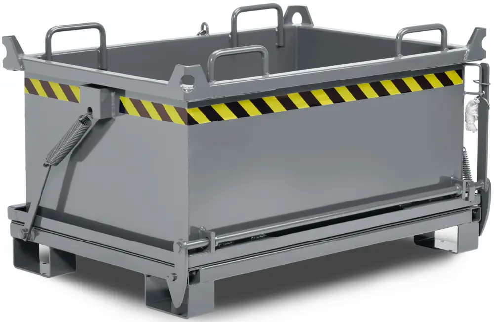 Markenprodukt RR Industrietechnik Klappbodenbehälter RBB-200 - RAL 7005
