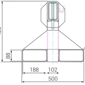Top-Preis RR Industrietechnik Kranarm RKA-3 - RAL 1023