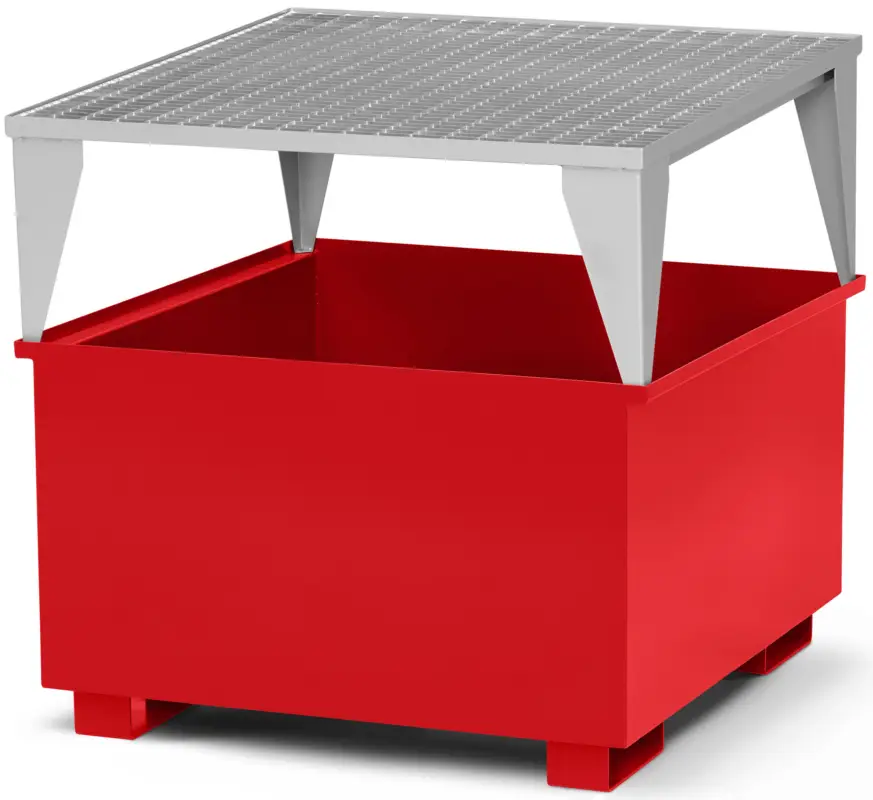 Geprüft RR Industrietechnik Auffangwanne Stahl RTC-11 - RAL 3000