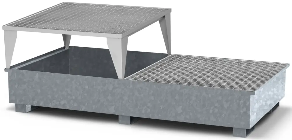 Expressversand RR Industrietechnik Auffangwanne Stahl RTC-21 - verzinkt