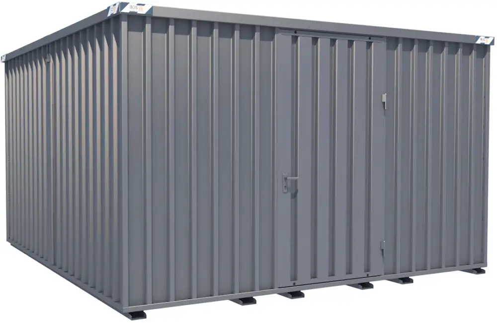 BOS Container Combination 4100 x 4200 x 2445 mm - 1-flügelige Tür auf 4 m Seite Schnäppchen