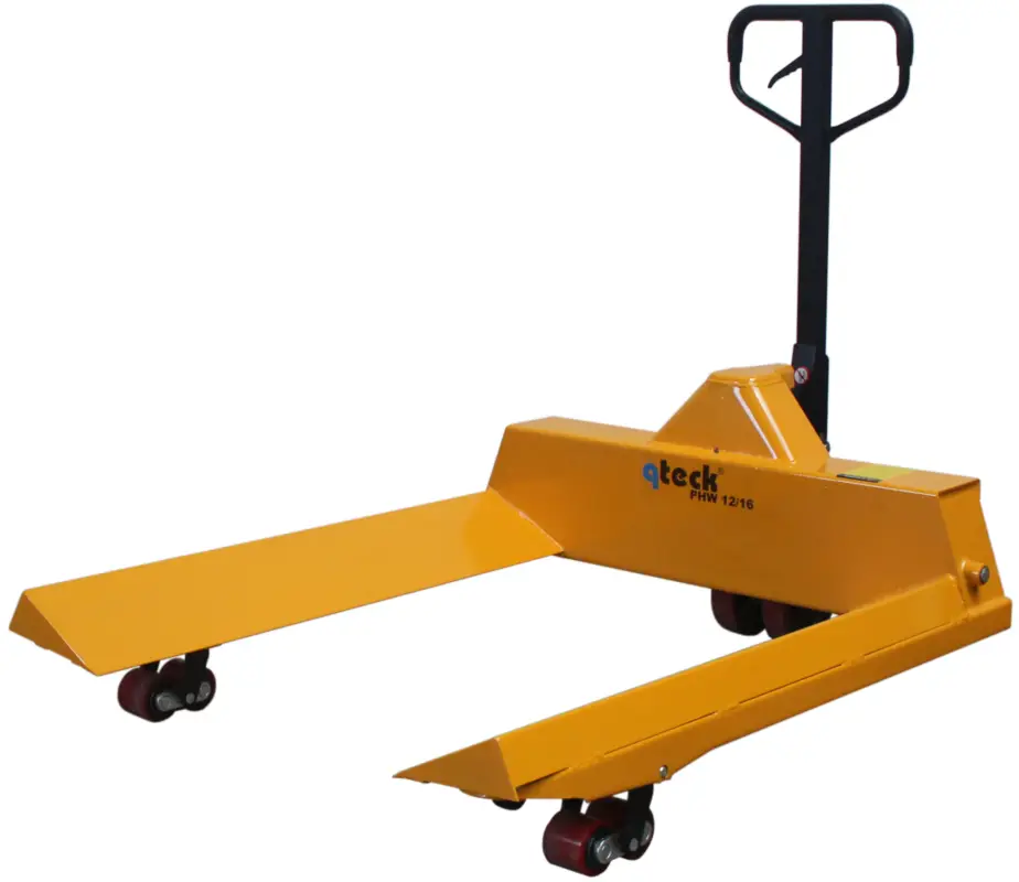 qteck Prismenhubwagen PHW12 16 - Gabellänge 1150 mm - Rollenware Ø 1200-1600 mm Meistverkauft