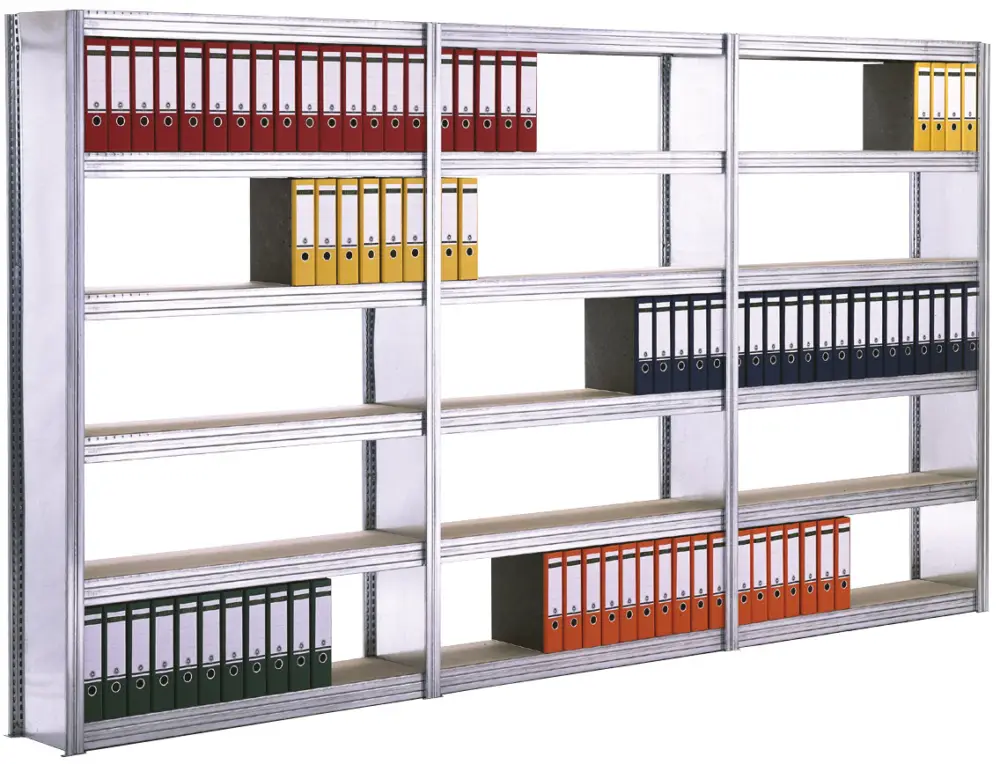Markenware Regalwerk BERT Archivregal SW Grundfeld 2075 x 1695 x 600 mm