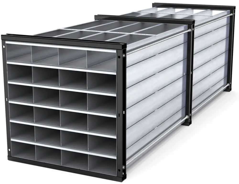 Angebot RR Industrietechnik Wabenregal RWR 24-3 - RAL 7016