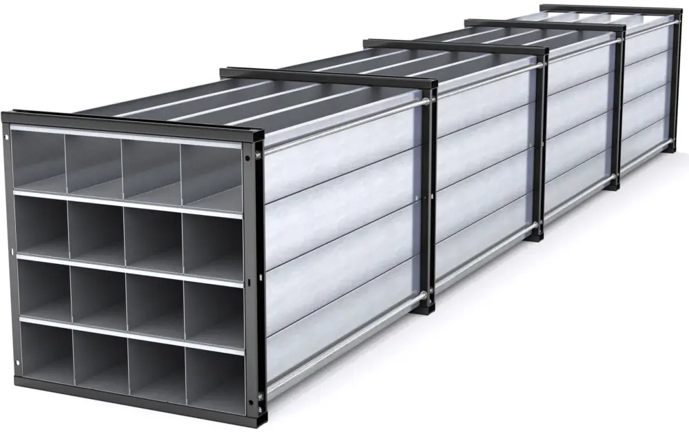 RR Industrietechnik Wabenregal RWR 16-6 - RAL 7016 Must-Have