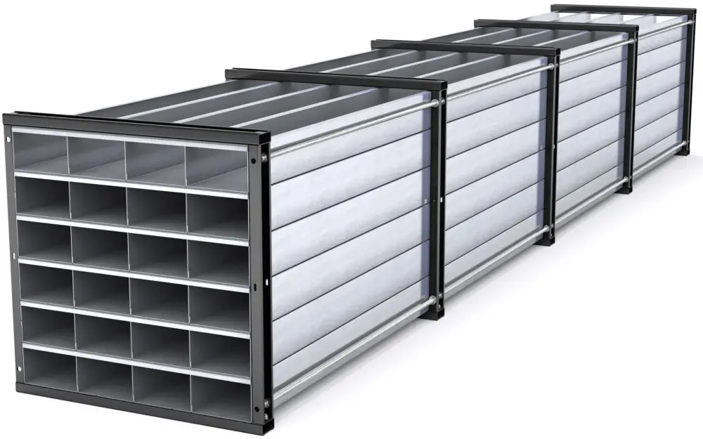 Online Kaufen RR Industrietechnik Wabenregal RWR 24-6 - RAL 2004