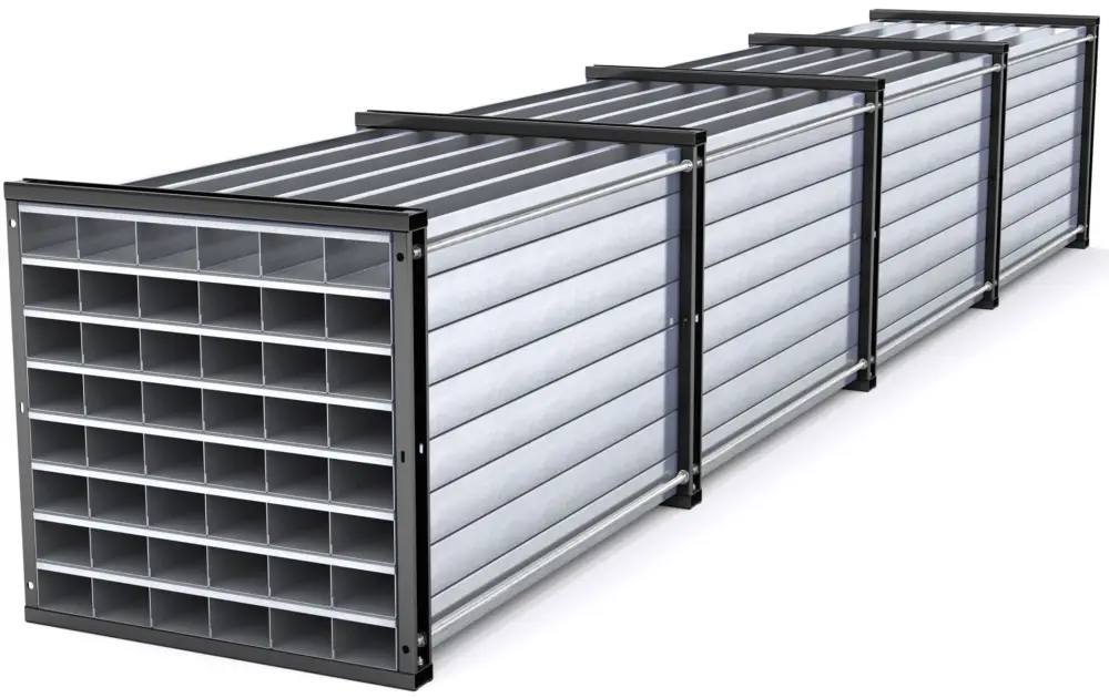 Letzte Chance RR Industrietechnik Wabenregal RWR 48-6 - RAL 3000