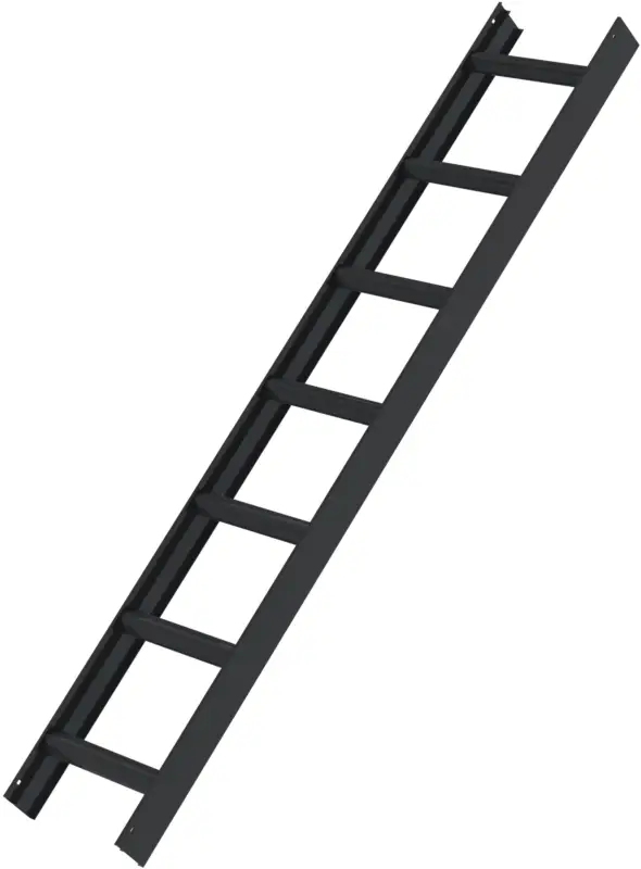 Echt Günzburger Dachleiter Alu 7 Sprossen anthrazitgrau