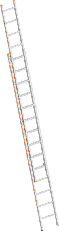 Schneller Versand Layher Schiebeleiter Alu 2x14 Sprossen - hawego PLUS Set