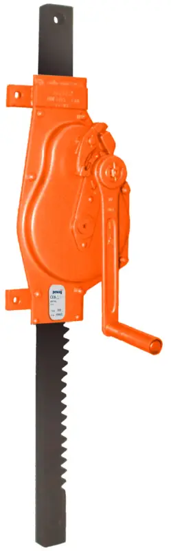 Gehöre Zahnstangenwinde No.26 mit Sicherheitskurbel 1,5 t - Hubhöhe 900 mm Preisknaller