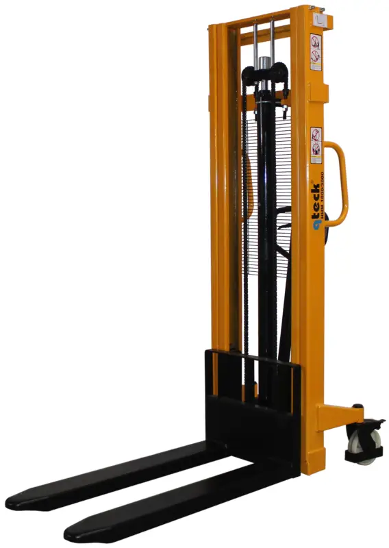 Neuheit qteck Hochhubwagen manuell 1,0 t - Gabellänge 1150 mm - Hubhöhe 3000 mm