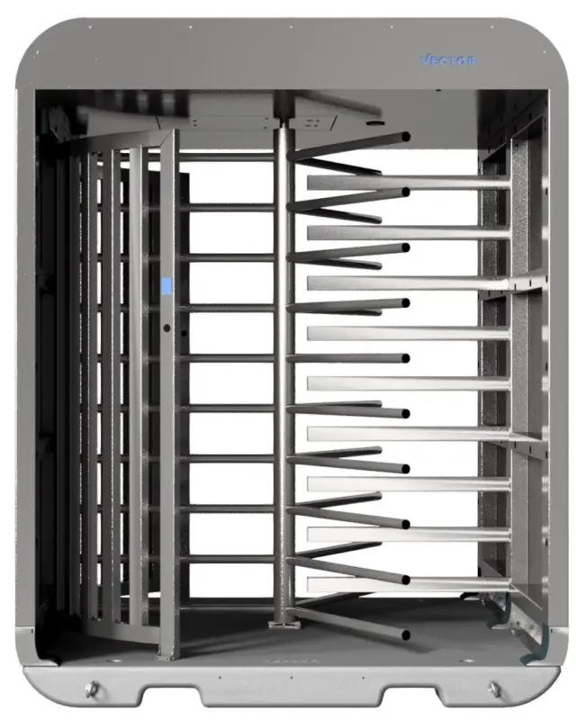 Top-Seller Schake Vector V-Turnstile-Guard verzinkt - mechanisch - Doppelstabzaunmodul