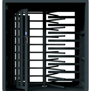 Solange Der Vorrat Reicht Schake Vector V-Turnstile-Guard tiefschwarz - elektromechanisch - lokale einseitige Zutrittskontrolle - Doppelstabzaunmodul