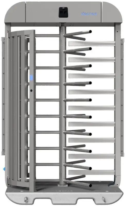 Preis Gesenkt Schake Vector V-Turnstile-Compact verzinkt - mechanisch - Doppelstabzaunmodul